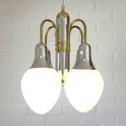 Vintage pendant lamp Art Deco style chandelier  Hanging light 1970s