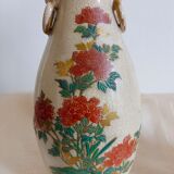 Pair of Japanese Satsuma vases from the Meiji period