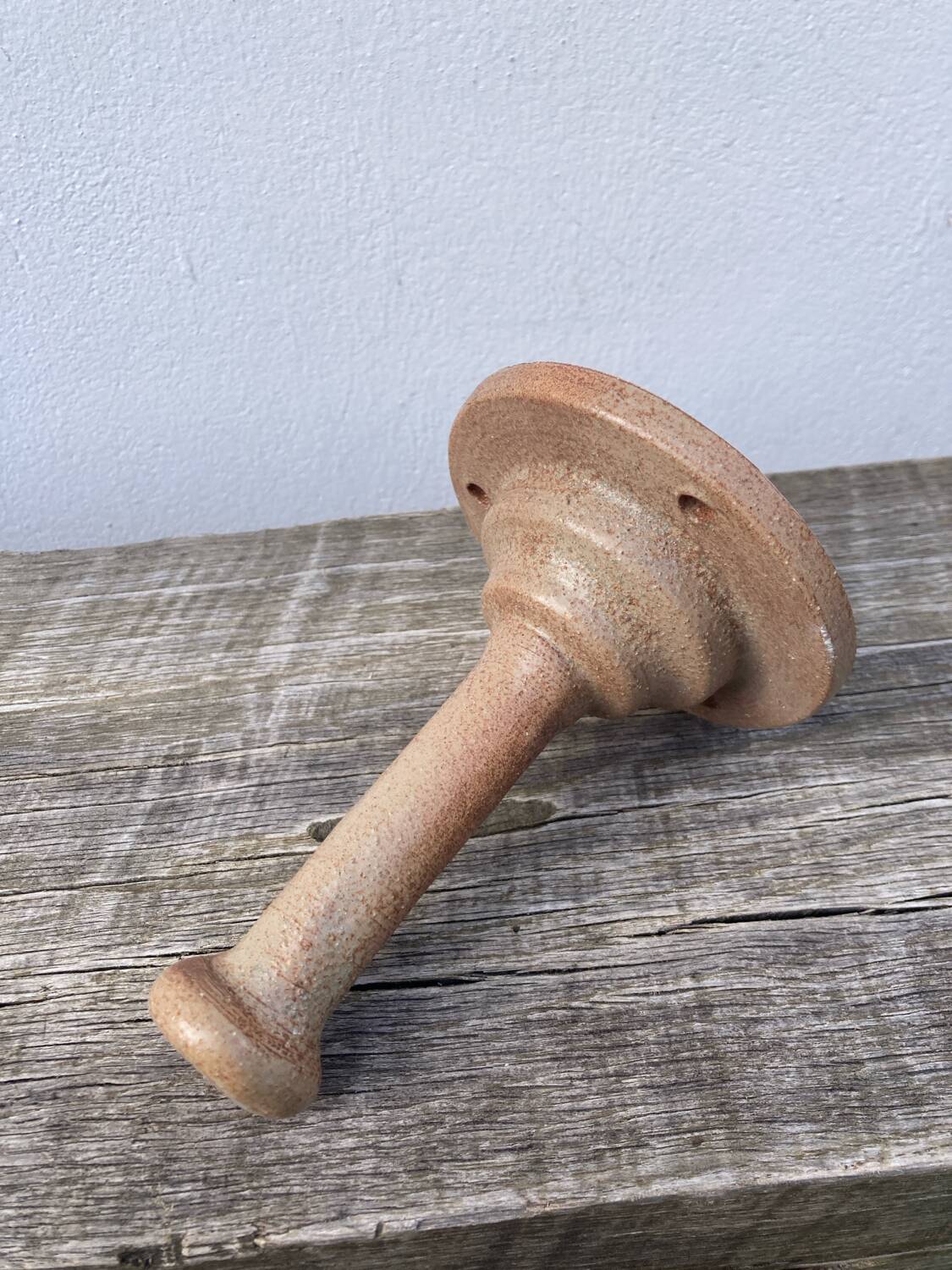 Coat hook sandstone wall light