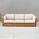 Maugrion rattan sofa for Roche Bobois, 1980s