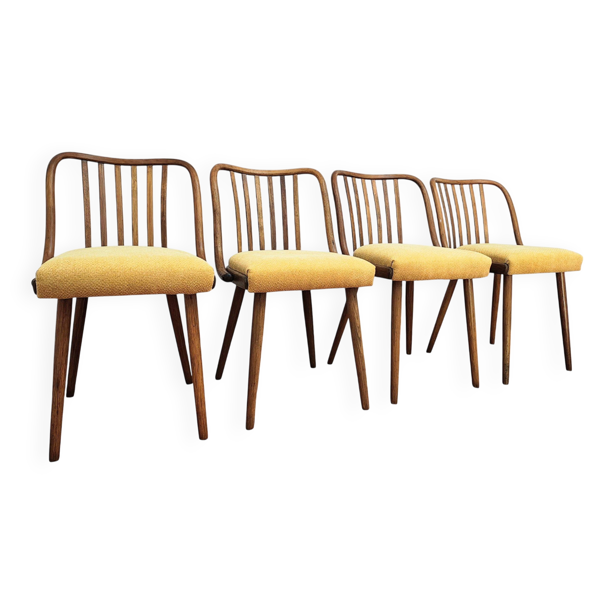Dining Chairs attributed to A. Suman for Tatra Nabytok, Czechoslovakia, 196