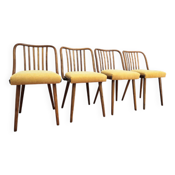 Dining Chairs attributed to A. Suman for Tatra Nabytok, Czechoslovakia, 196