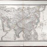 Old Map of Asia - 1842