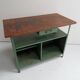 Banc de travail industriel vintage
