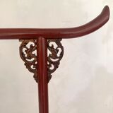 Chinese lacquered clothing holder