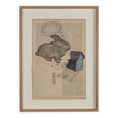 Once upon a time, Bilal Bahir, mixed media, 2020