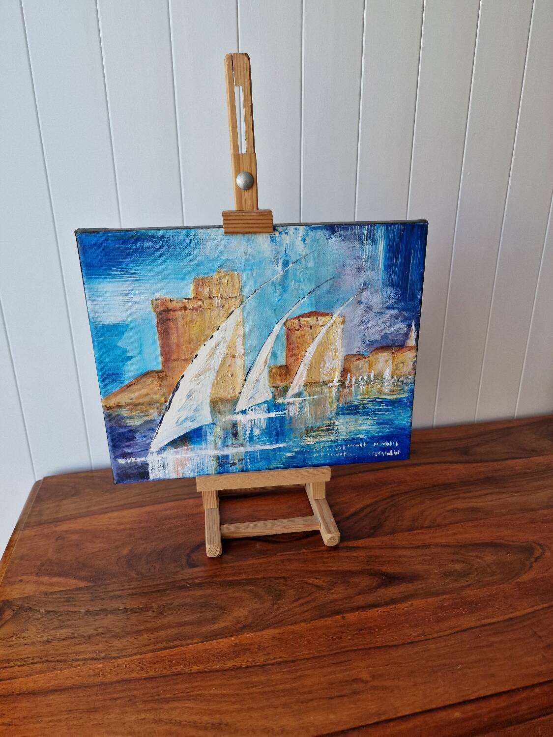 Seascape painting La Rochelle