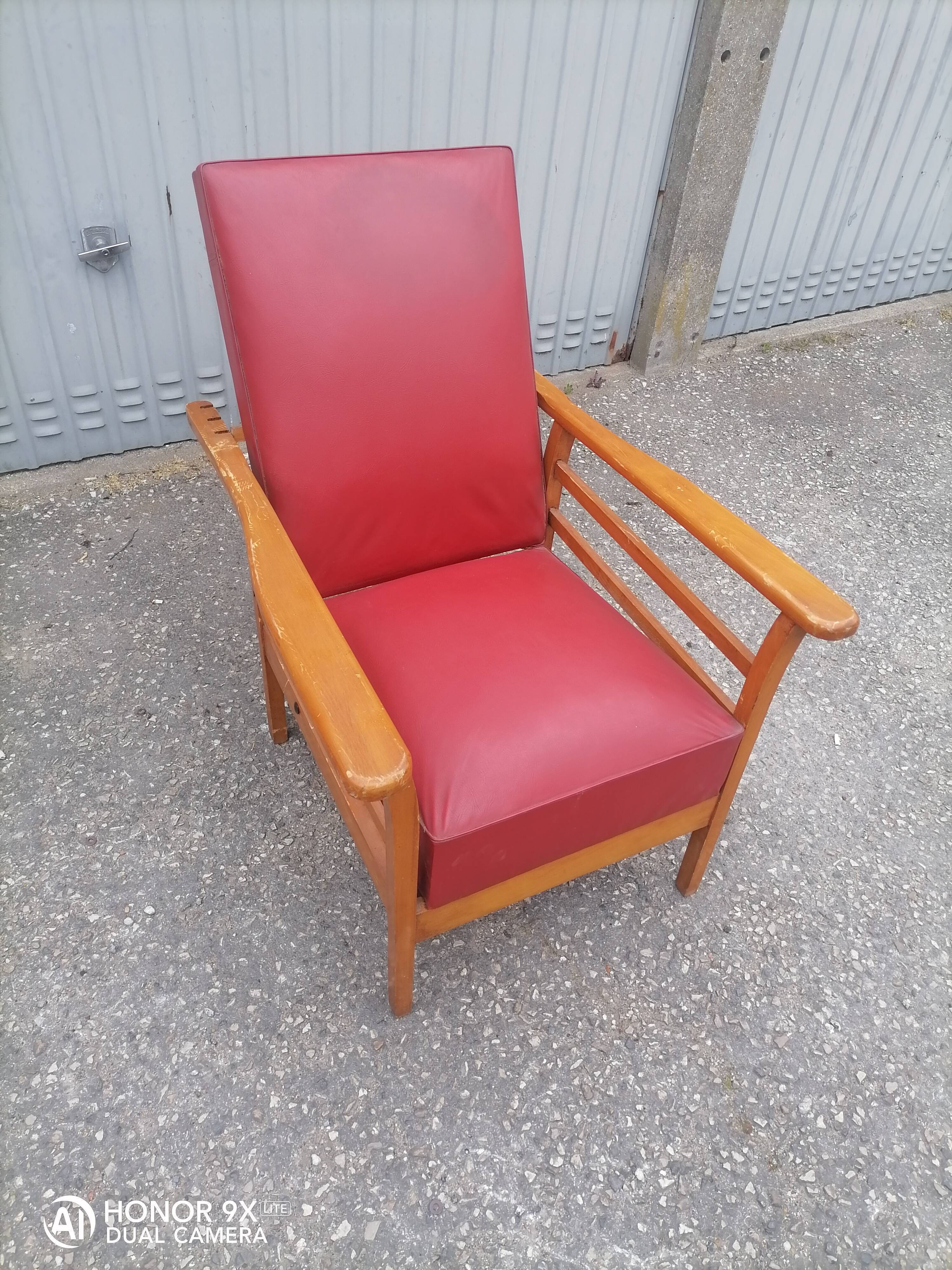 Fauteuil morris vintage 1950