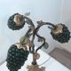 Lampe sculpturale Grappe de raisins verre de Murano 1960s