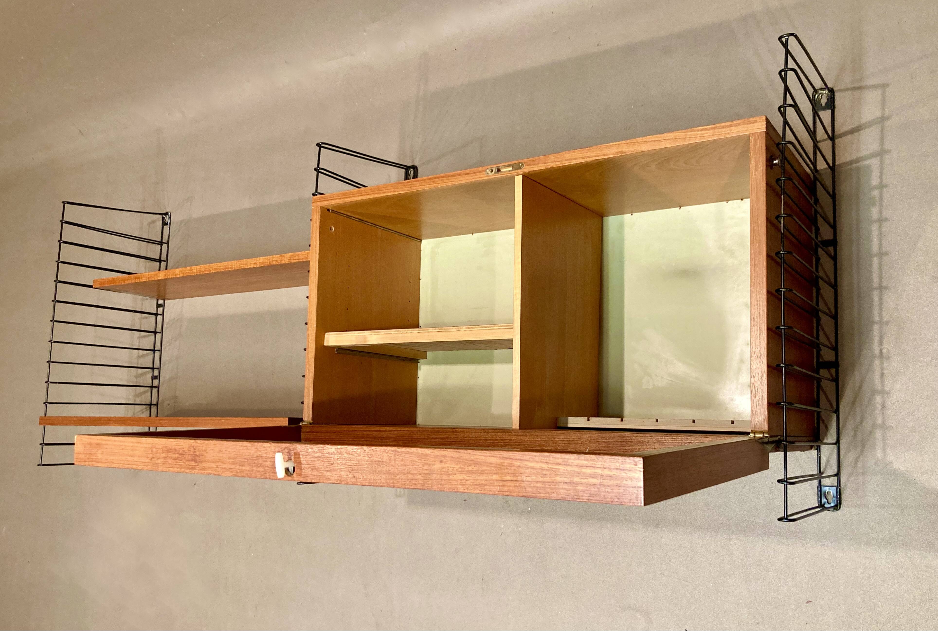 Modular shelf, Scandinavian design, 1950s.