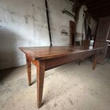 Table, old wooden kneading trough.