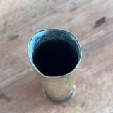 Soliflore vase in brass or bronze