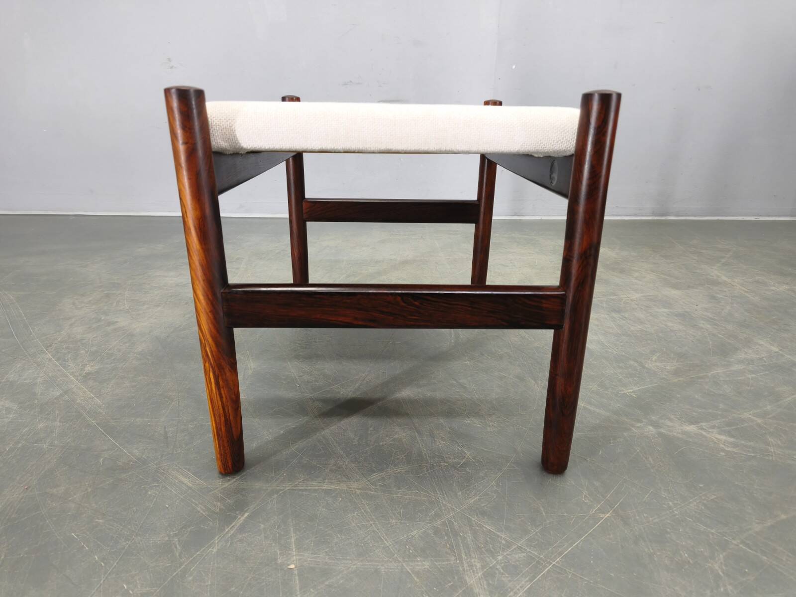 Danish Rosewood Ottoman by Spottrup, 1960s