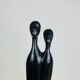 Bronze sculpture by Louise Hederström "Two Become One", Scandinavian
