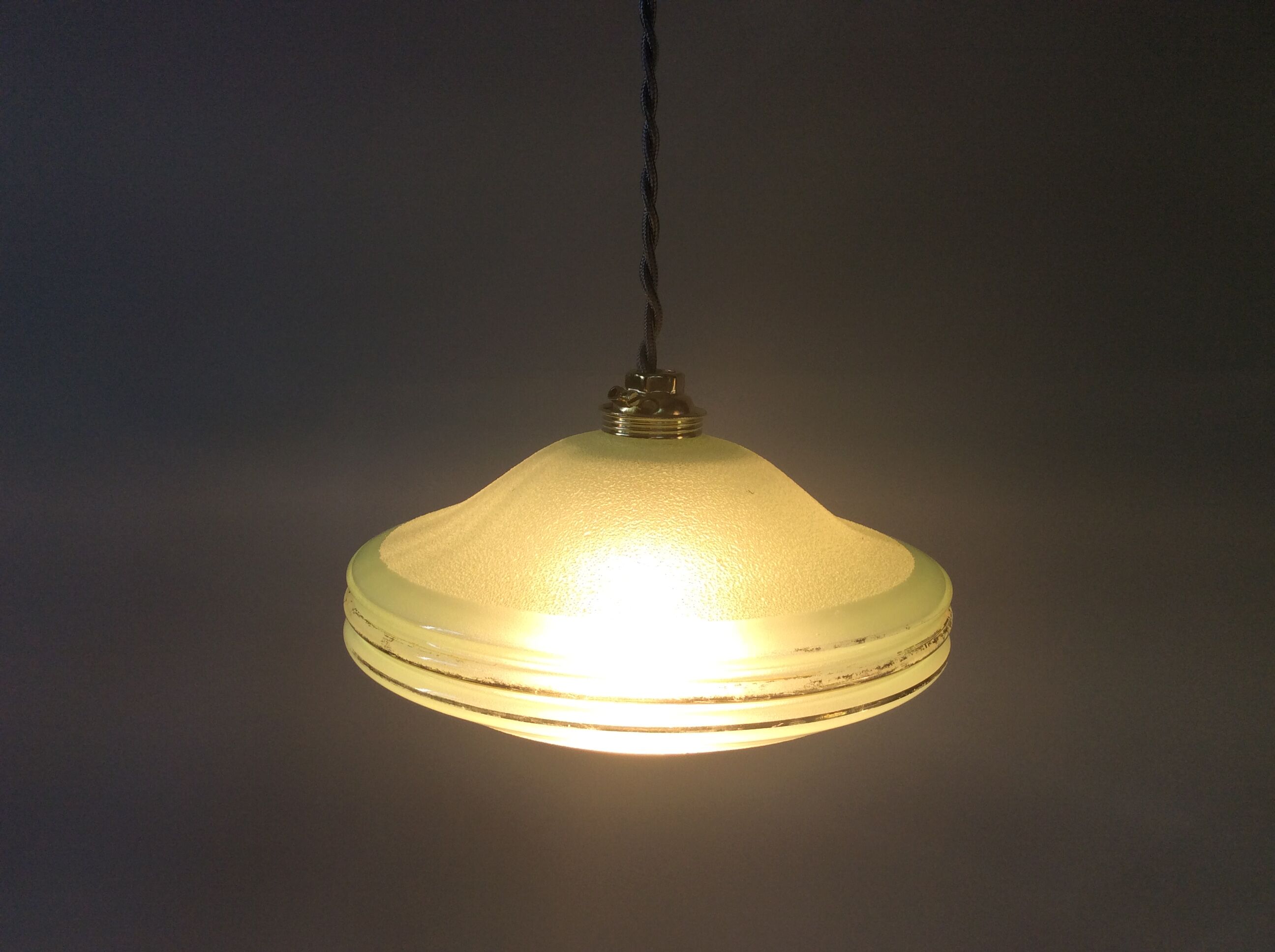 Hanging in opaline mint