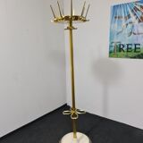 Vintage metal hat and coat rack