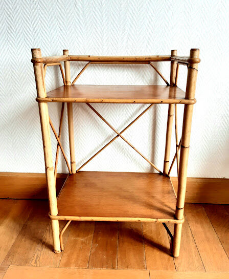 Rattan shelf 1960