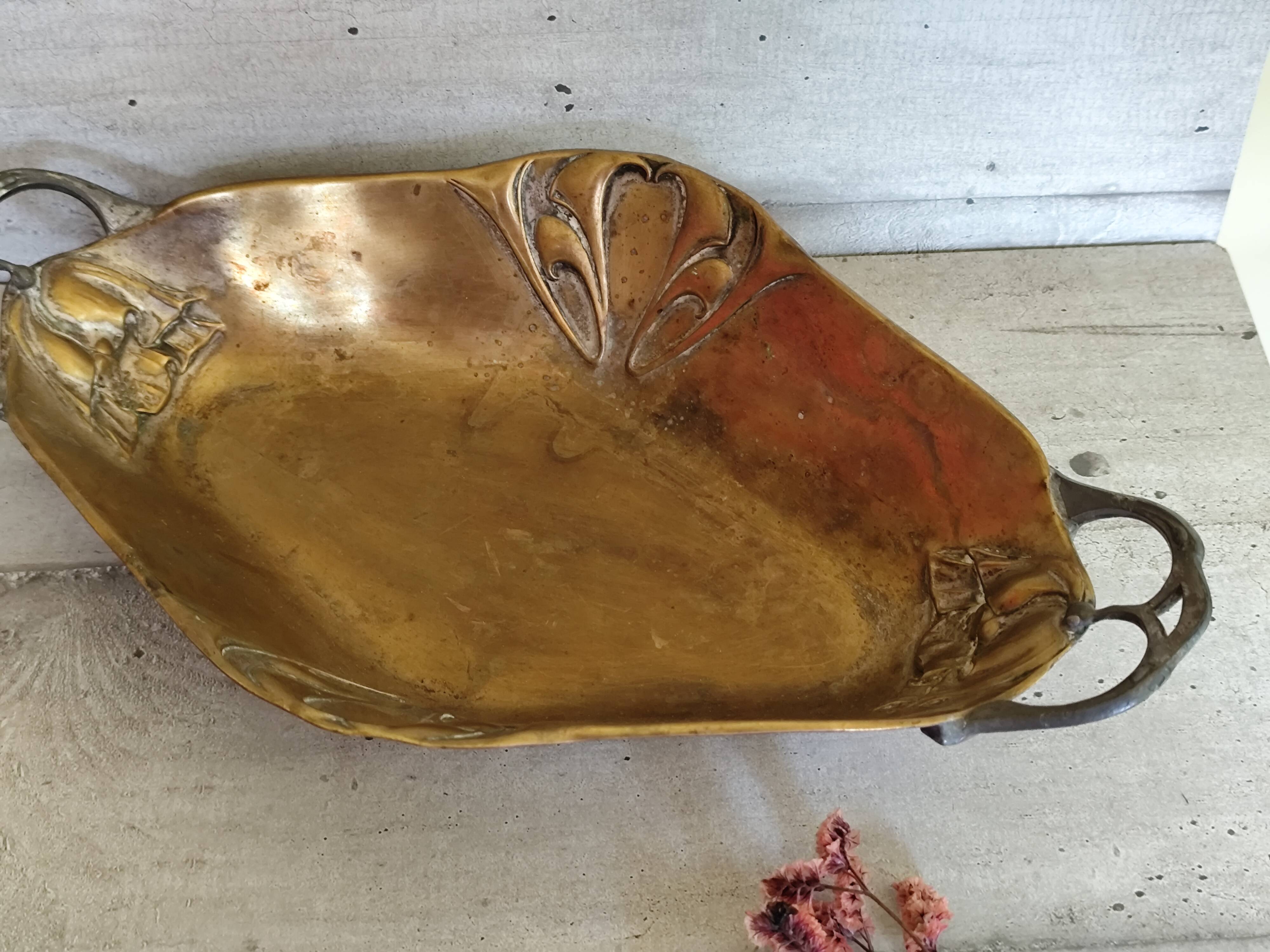 Art Nouveau bread basket