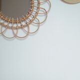 Wooden and bamboo tray