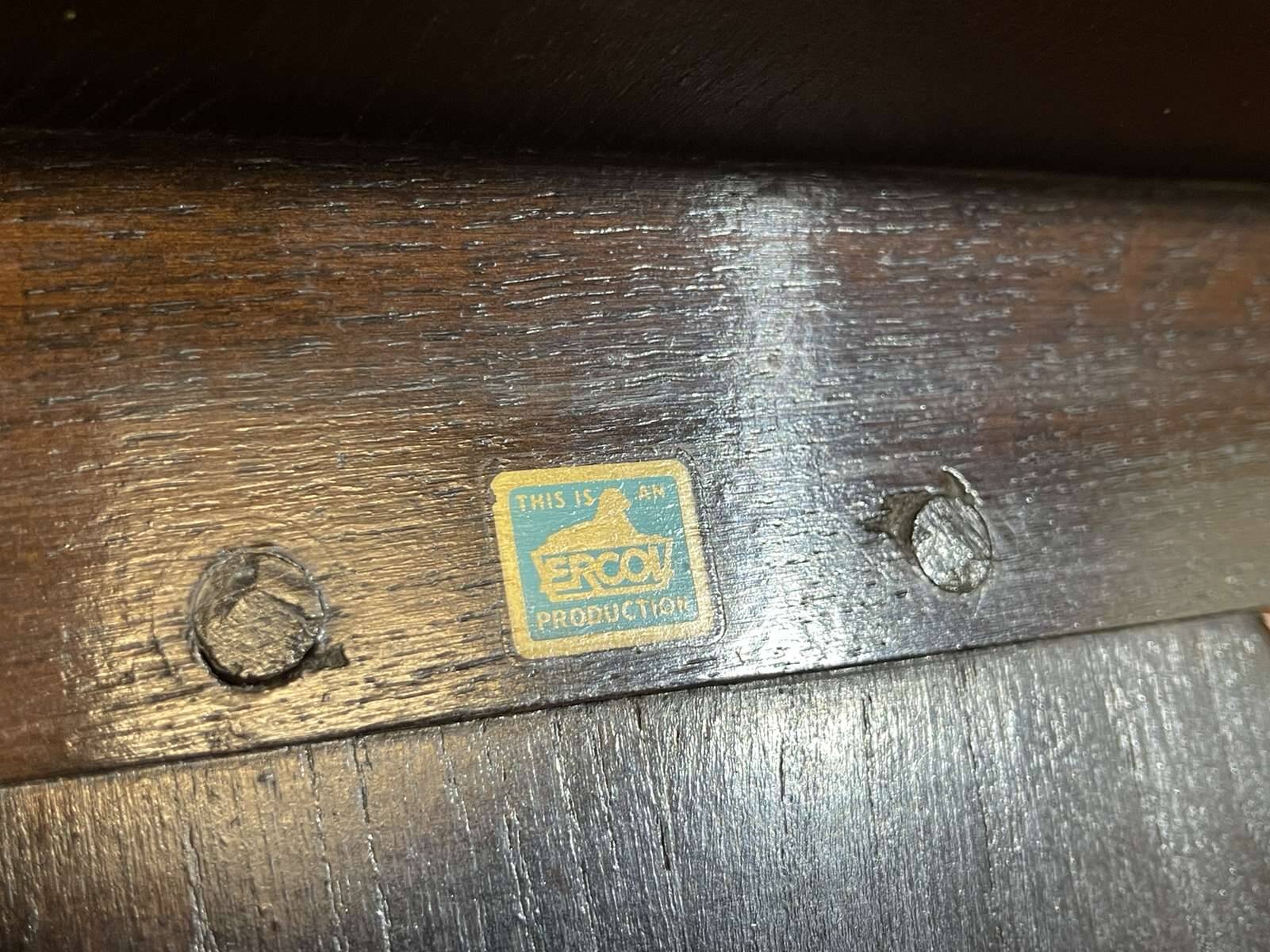 Ercol table in elm from the 1970s