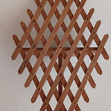 Wall console wood lattice