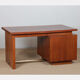 Bureau moderniste en bois, travail des années 1940