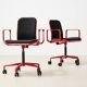 Pair of Supporto Desk Chairs by Frederick Scott for ICF Italy 1976