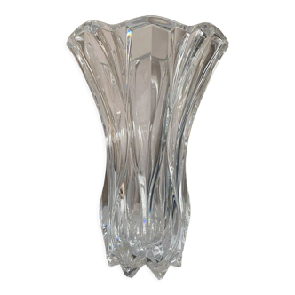 Vase en cristal forme queue de phenix