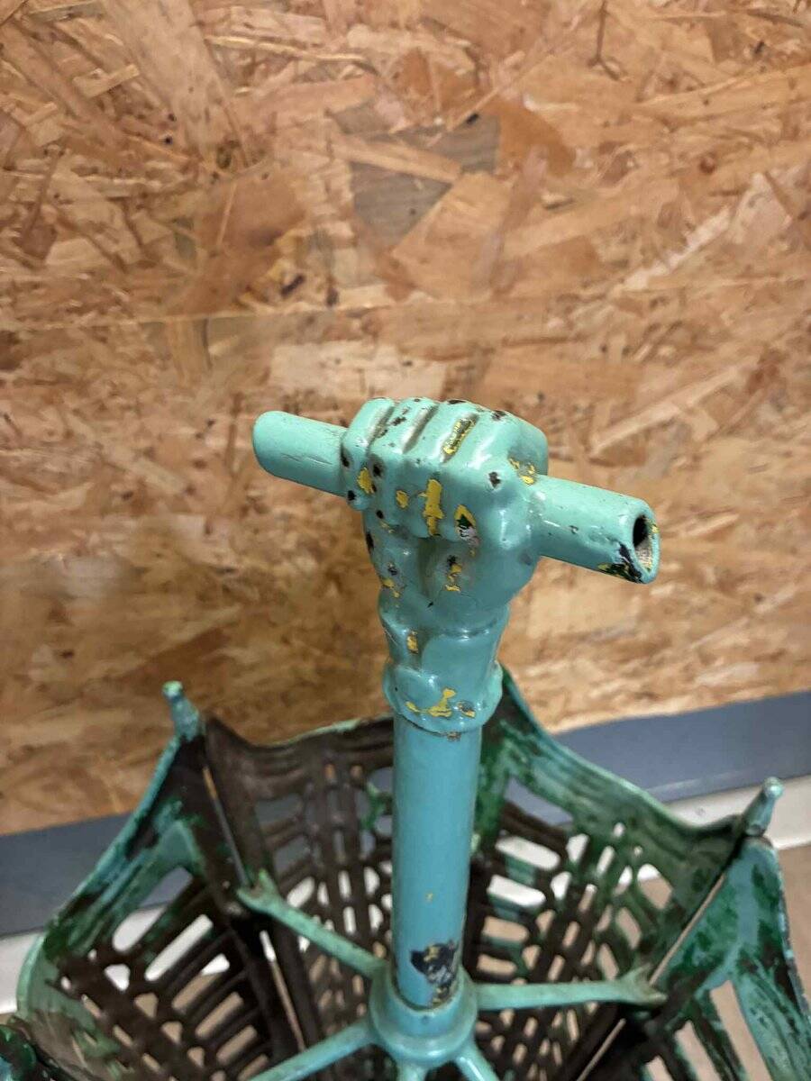 Enameled cast iron umbrella stand, 1920s