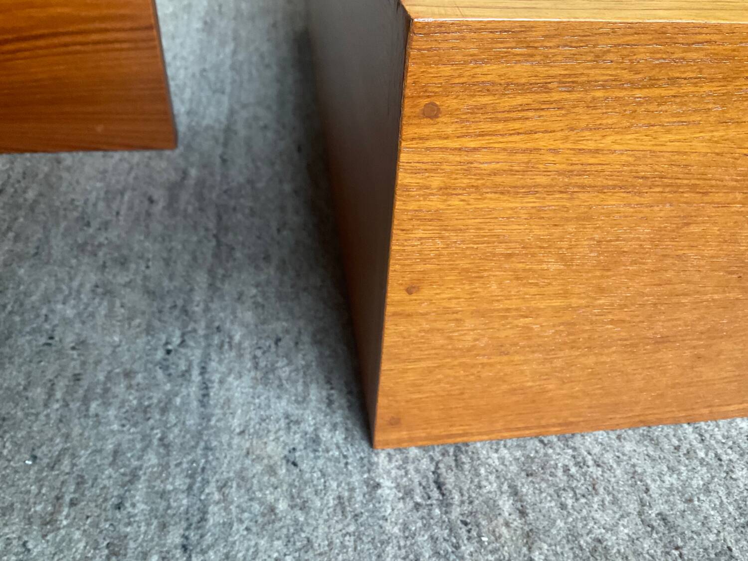 Pair of Scandinavian teak shelves from the 60s