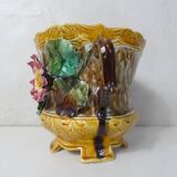old planters and earthenware slip planter