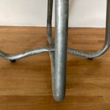 Habitat aluminium cast iron stool 1980