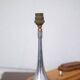 Art deco bedside lamp, table lamp, accent lamp, vintage lamp, wood and chrome lamp, 40'