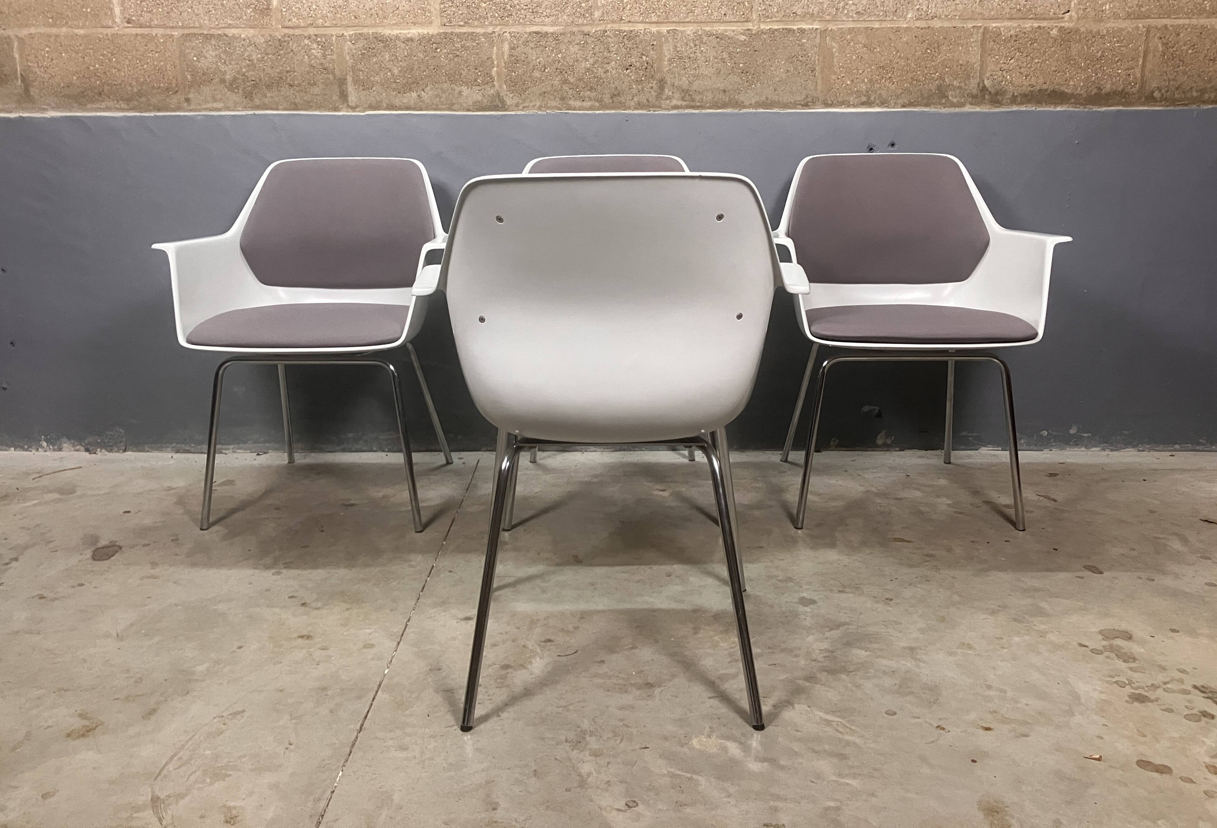 Space Age vintage bucket Chair Georg Leowald Wilkhahn