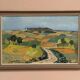 Swedish Oil on Panel “Landscape” by Tage Gavik, Signed, Vintage & Framed