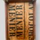 Antique patinated wooden table