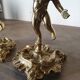 Pair of gilded bronze candlesticks