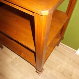 Side table table in cherry tree