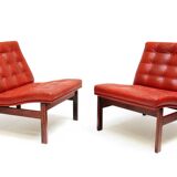 Two Danish Rosewood Lounge Chairs by Ole Knudsen For France & Son