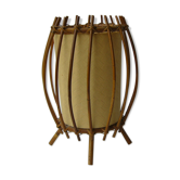 Vintage wicker lamp