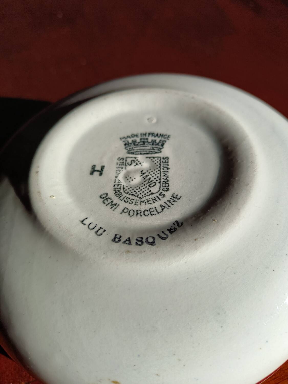 Basque porcelain bowl