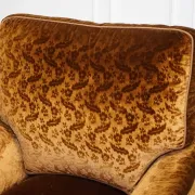 Connaught Vintage Velvet Armchairs by Dudgeon London, Set of 2