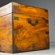 Campaign chest 19th century camphor antique