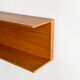 Teak wall shelf by Wilhelm Renz for Walter Wirz Mid Century Design