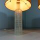 Set of 2 large glass table lamps 1960’s