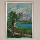 Original Mid Century Swedish Oil on Panel – “London” by Sven Jonsson