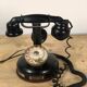 Old column phone in Bakelite and metal 1936