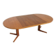 Vintage Danish round extendable dining table Gudme 1960s
