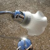 Vintage gooseneck tulip lamp