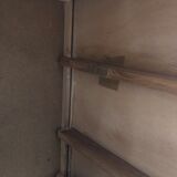 Commode rotin pieds compas
